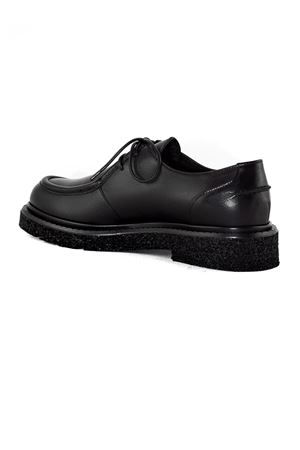 Stringata in pelle nera GUGLIELMO ROTTA | 67230002BLACK